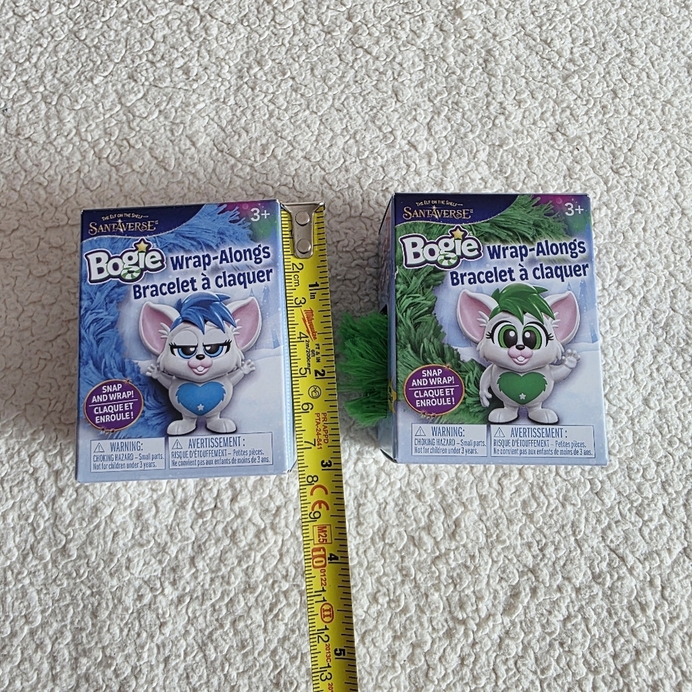 New The Elf on the Shelf Santaverse Bogie Wrap Alongs bundle of blue and green - Picture 7 of 8